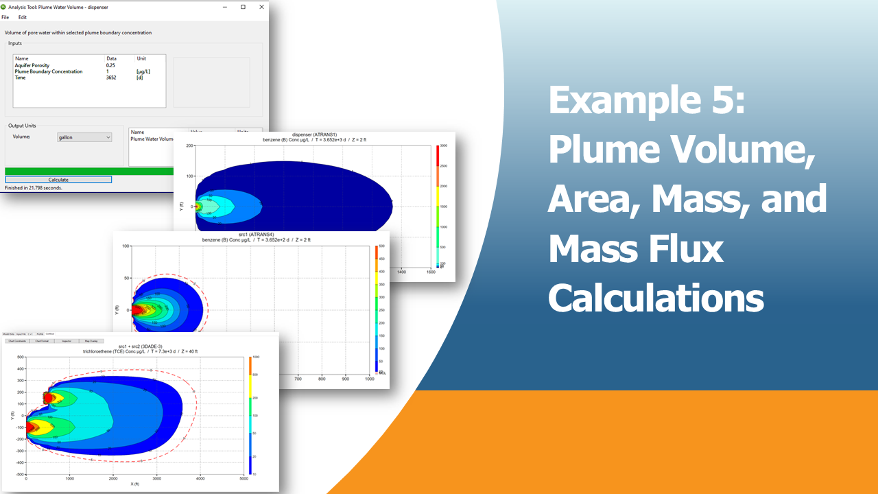 Plume Volume Calculations screenshot